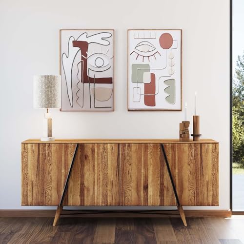 kare-design-wandbild-art-eye-rechts-beige-abstrakte-leinwand-90x60-cm image 7