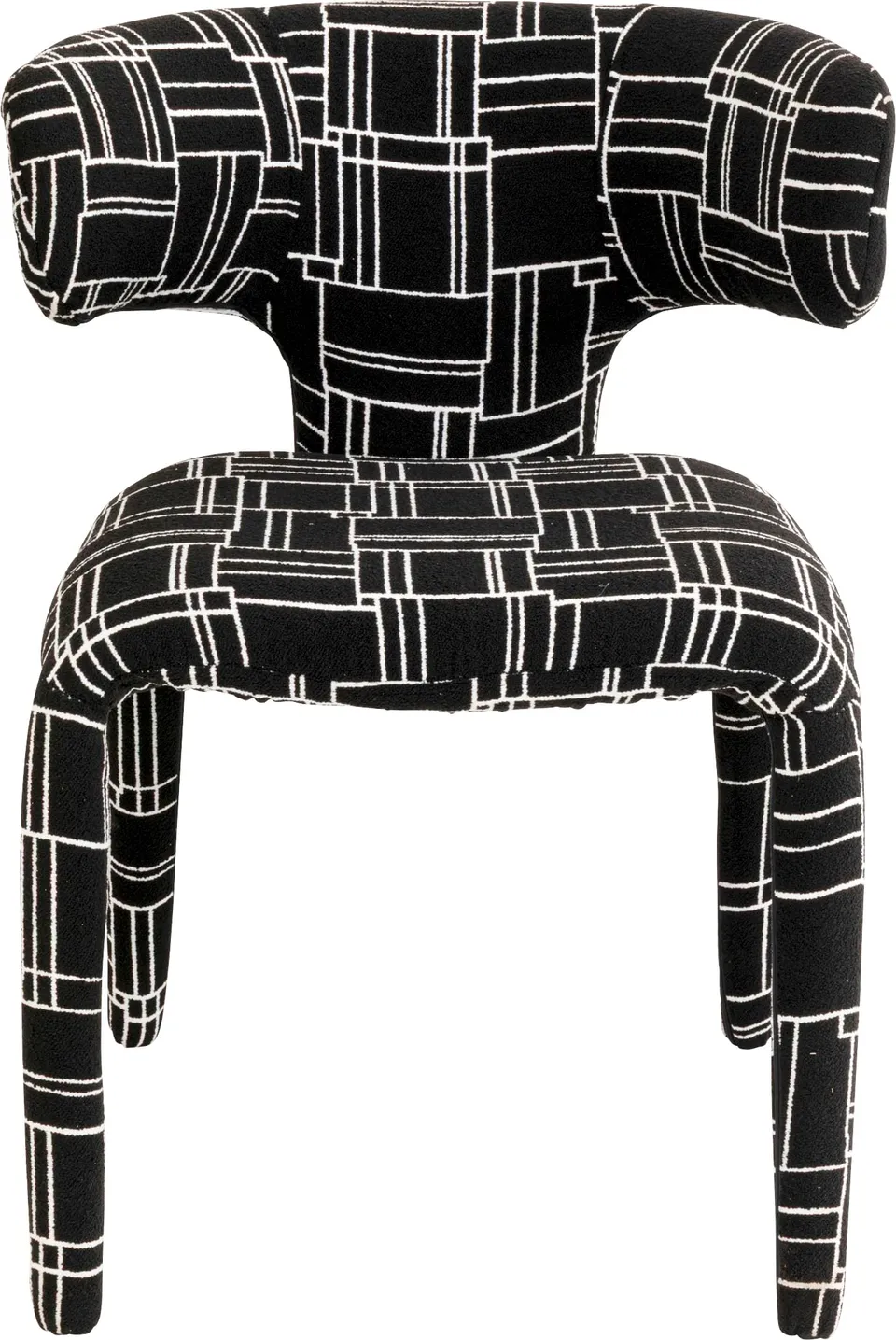 kare-design-stuhl-tobi-esszimmerstuhl-schwarz-gepolstert-58x57x77-cm image 1