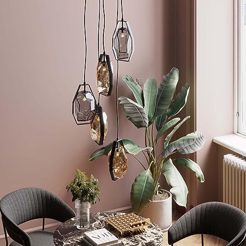 kare-design-diamond-fever-spiral-h-ngelampe-schwarz-42-cm-glas-metall image 7