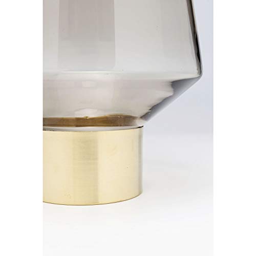 kare-design-vase-noble-braun-mundgeblasene-glasvase-40-cm-mit-messingsockel image 8