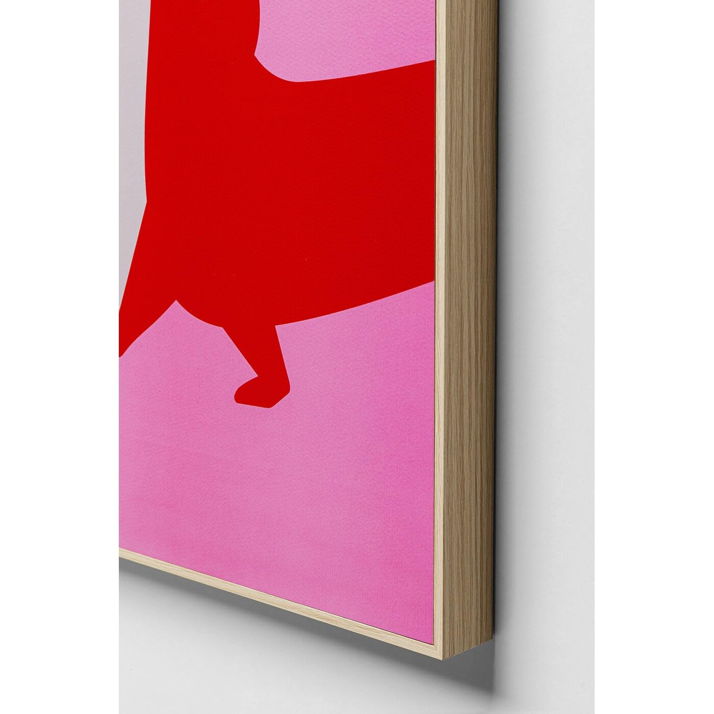kare-design-wandbild-dog-frankie-2er-set-40x30-cm-rot-pink-gerahmt image 5