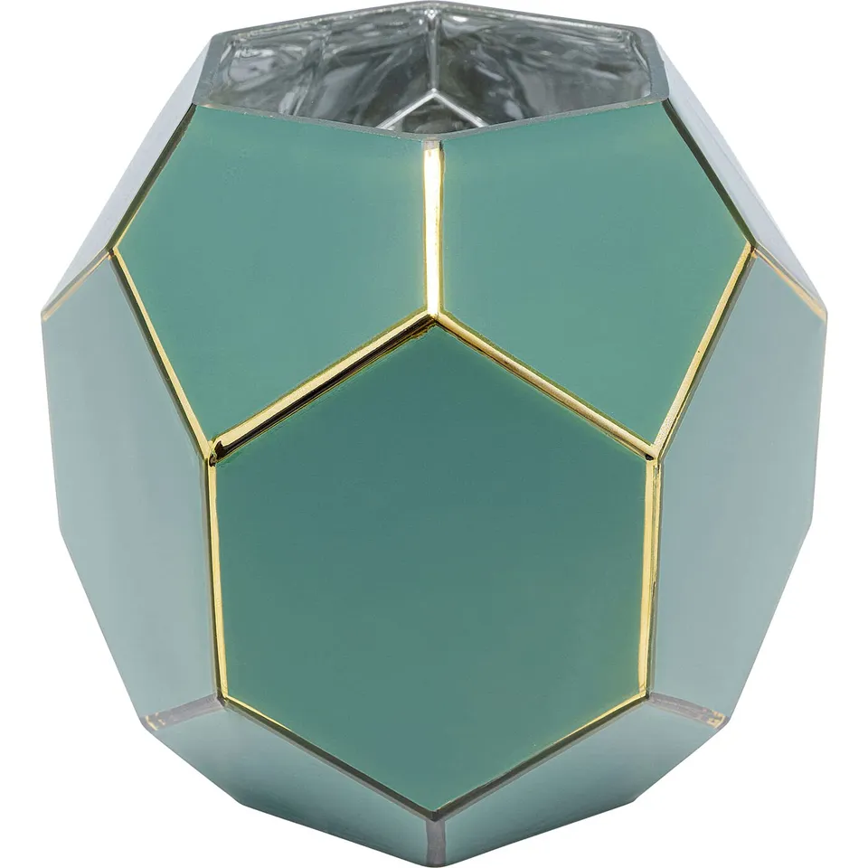 kare-design-art-pastell-vase-glasvase-gr-n-mit-gold-22-cm image 1