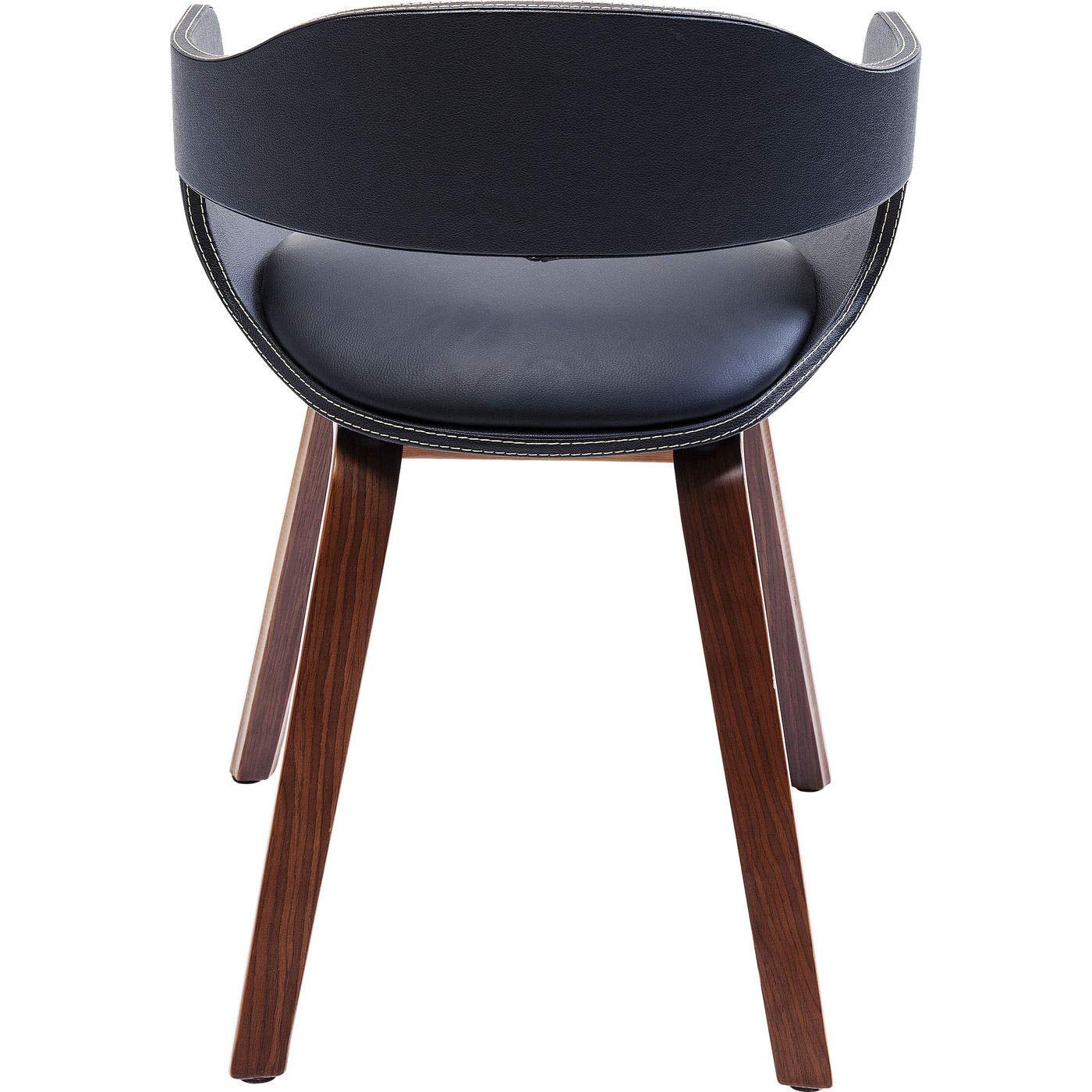kare-design-costa-stuhl-walnut-b-rostuhl-esszimmerstuhl-braun-schwarz image 5