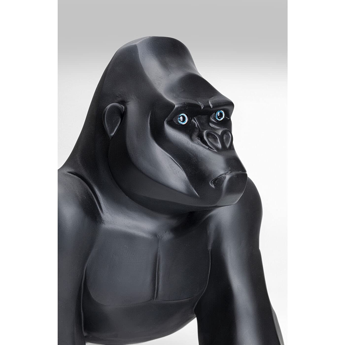 kare-design-deko-figur-proud-gorilla-48-cm-schwarz-kunststein image 5
