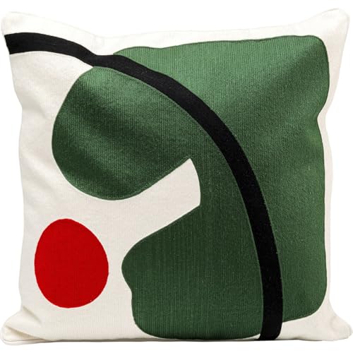 kare-design-art-line-kissen-gr-n-mehrfarbig-50x50-cm-mit-reissverschluss-und-f-l image 6