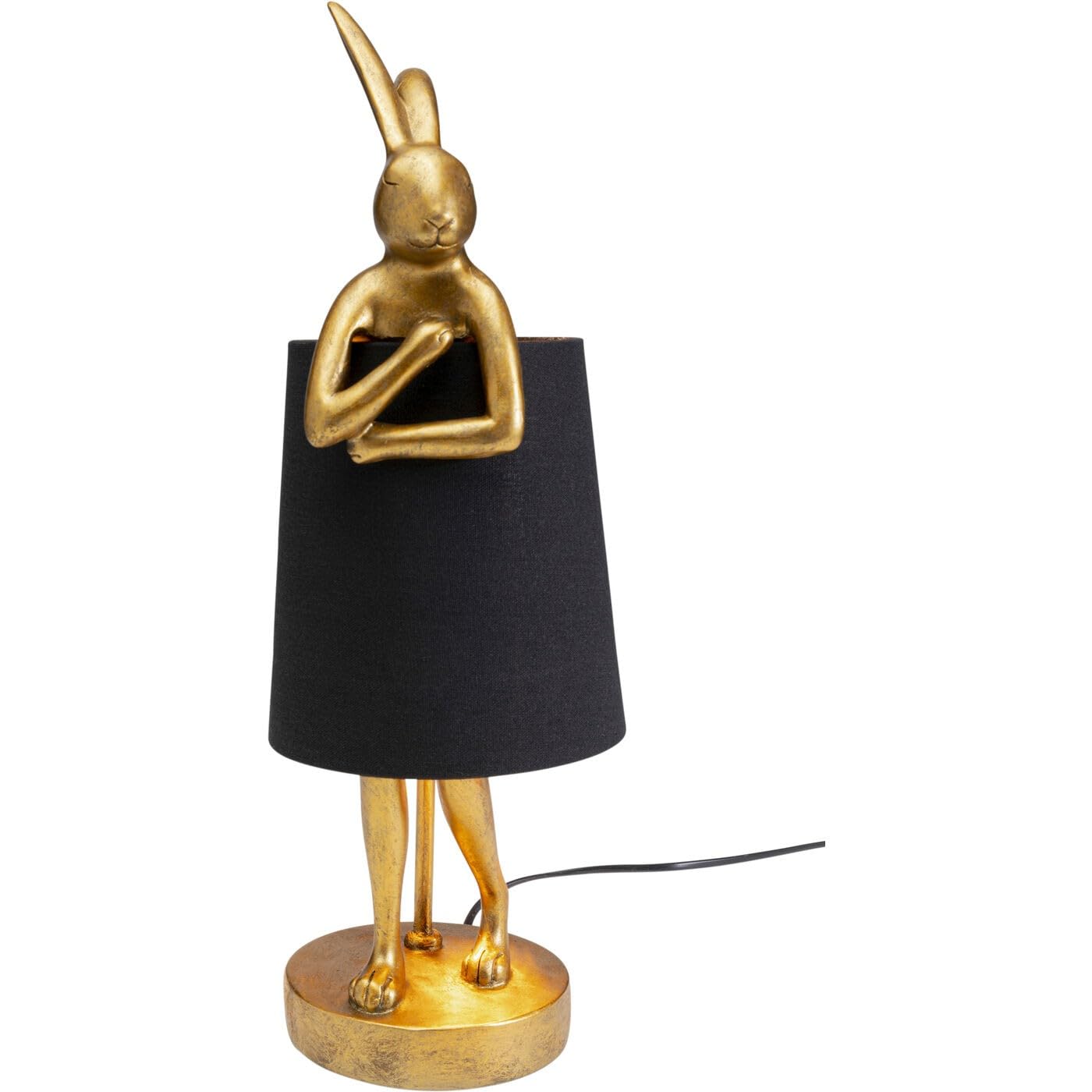 kare-design-tischleuchte-animal-rabbit-gold-schwarz-50-cm-e27 image 5