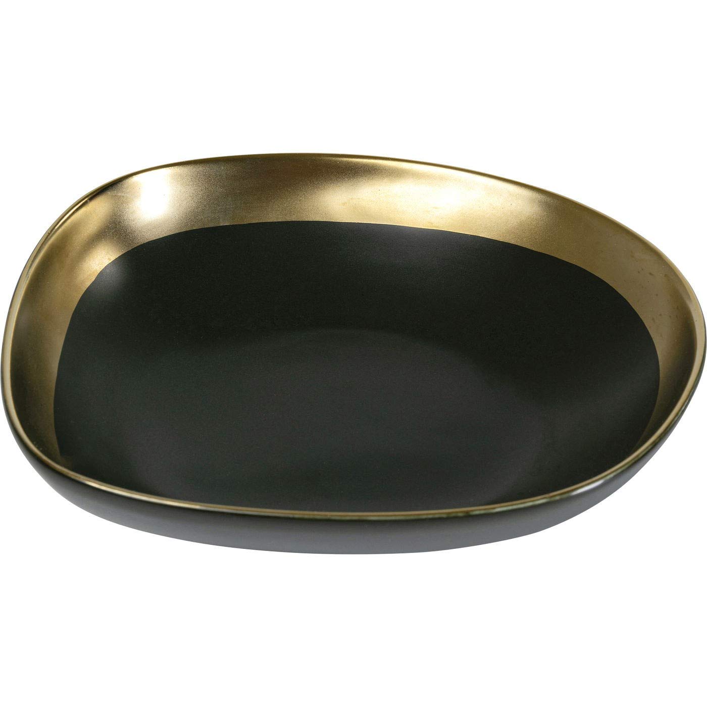 kare-design-teller-tief-vibrations-19-cm-keramik-teller-dunkelgr-n-mit-goldrand image 5
