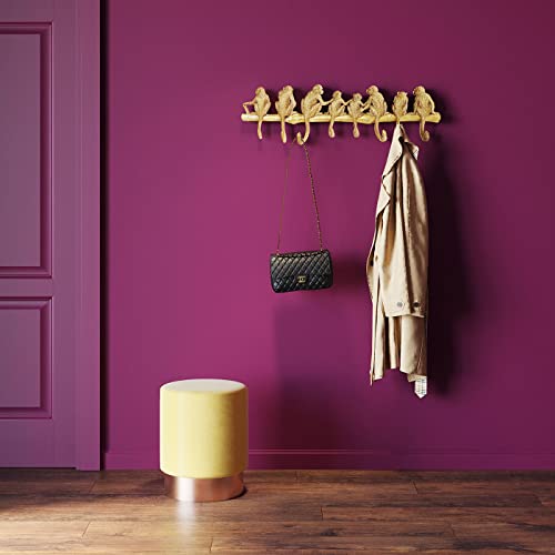 kare-design-monkey-wandgarderobe-gold-8-haken-22x70x6-cm image 6