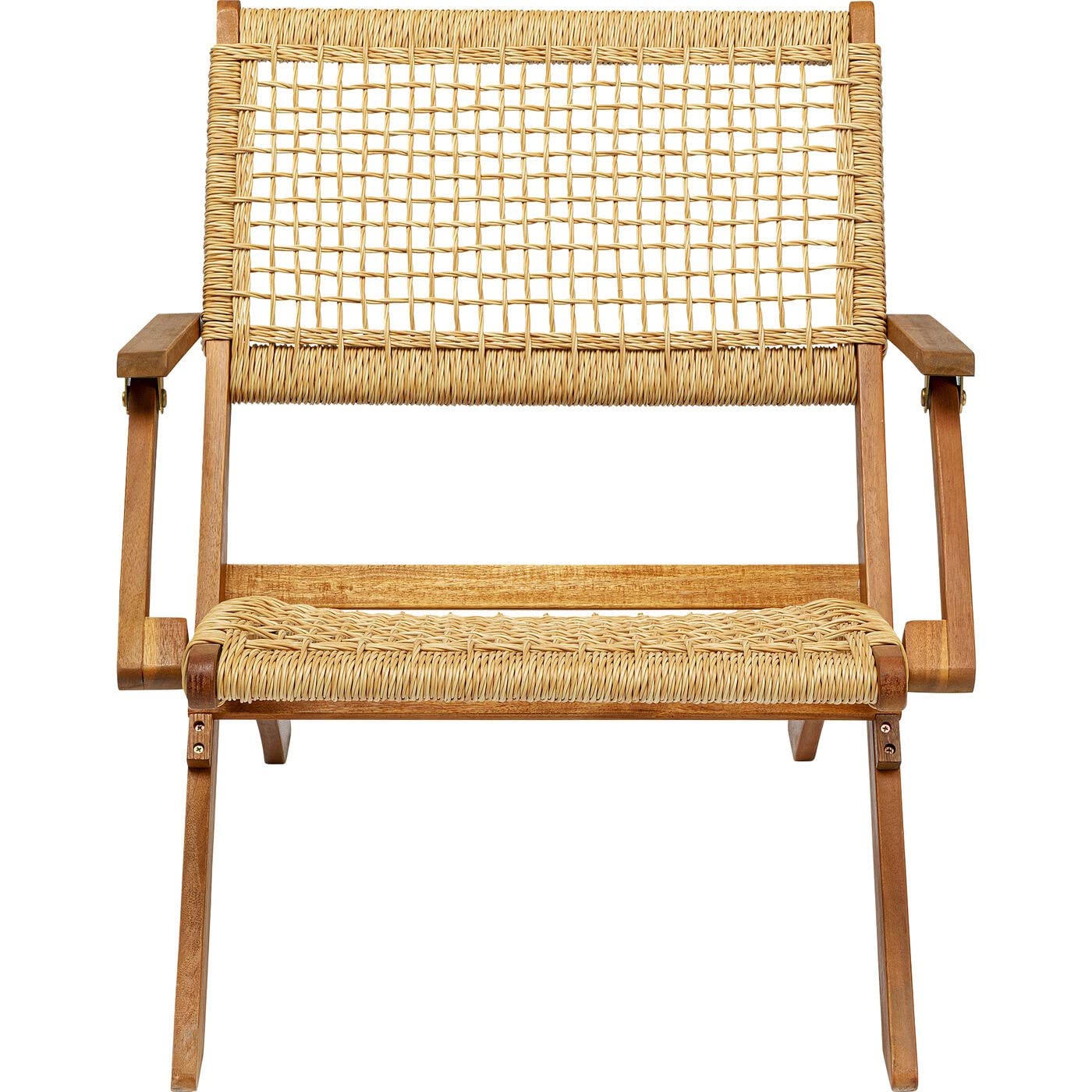 kare-design-klappsessel-rio-de-janeiro-holzklappstuhl-braun-73x65x78-cm-rattan-l image 1