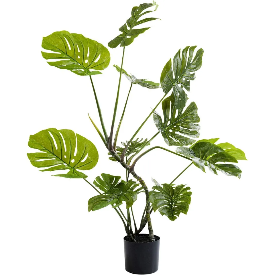 kare-design-monstera-deko-pflanze-kunstpflanze-gr-n-110-cm image 1