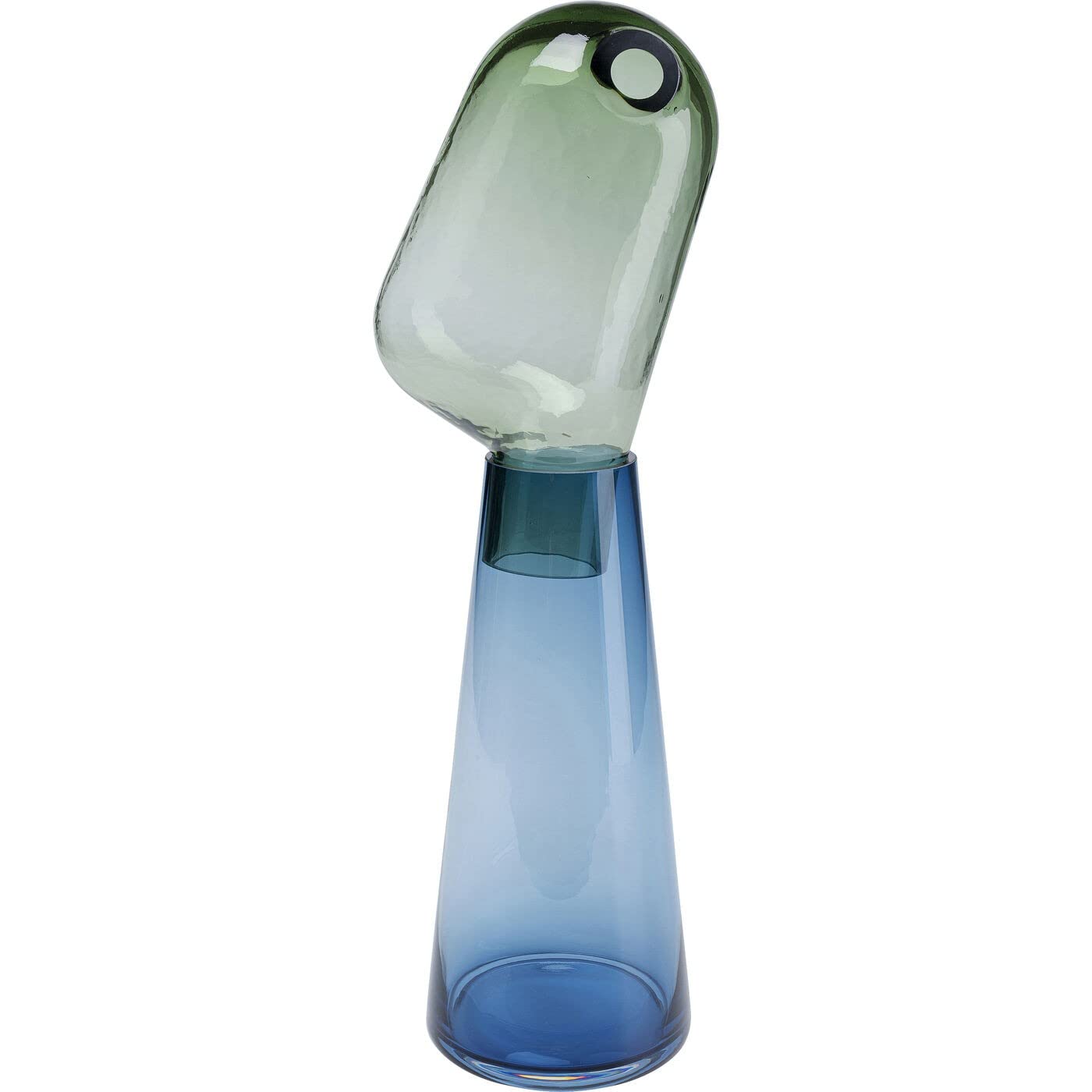 kare-design-vase-skittle-28-cm-blumenvase-blau-gr-n-glas-handarbeit image 5