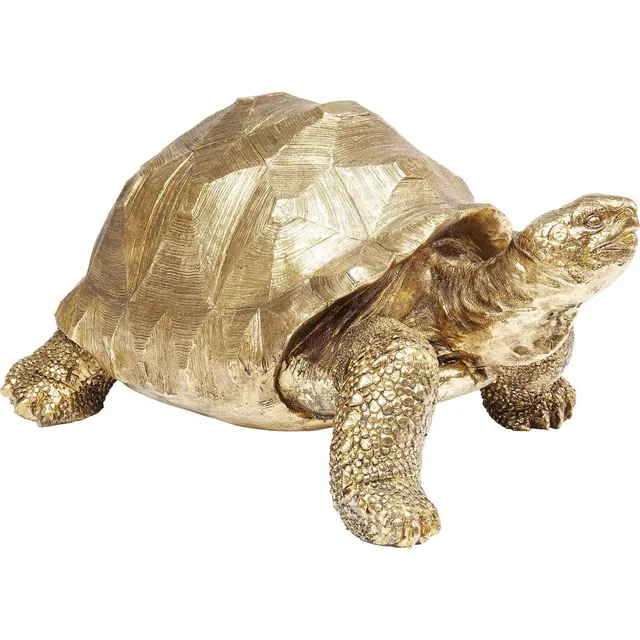 kare-design-turtle-deko-figur-gold-32x60x40-cm-schildkr-ten-skulptur image 1