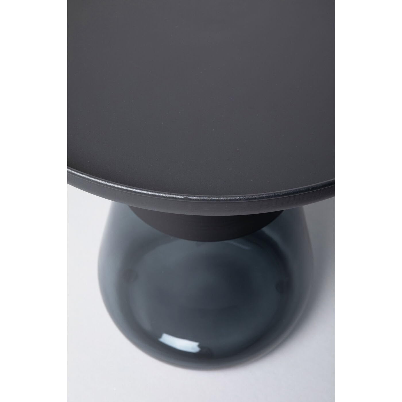 kare-design-beistelltisch-bottiglia-smoke-schwarz-50-cm-runder-couchtisch-glas-s image 3