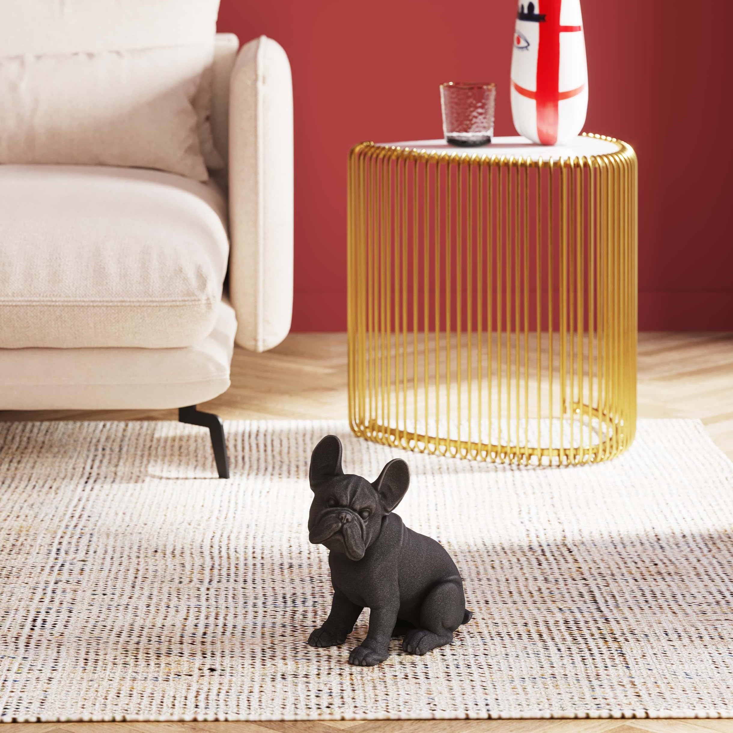 kare-design-figur-waiting-for-treats-25-cm-bully-welpe-dekofigur-aus-polyresin-b image 2
