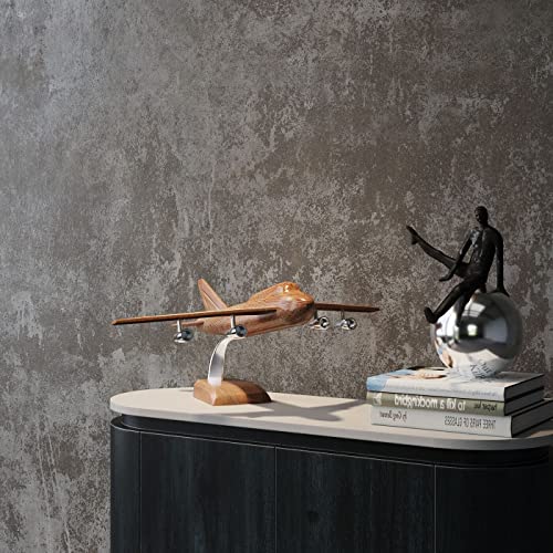 kare-design-deko-objekt-wood-plane-flugzeug-aus-mangoholz-25x37x39-cm image 7