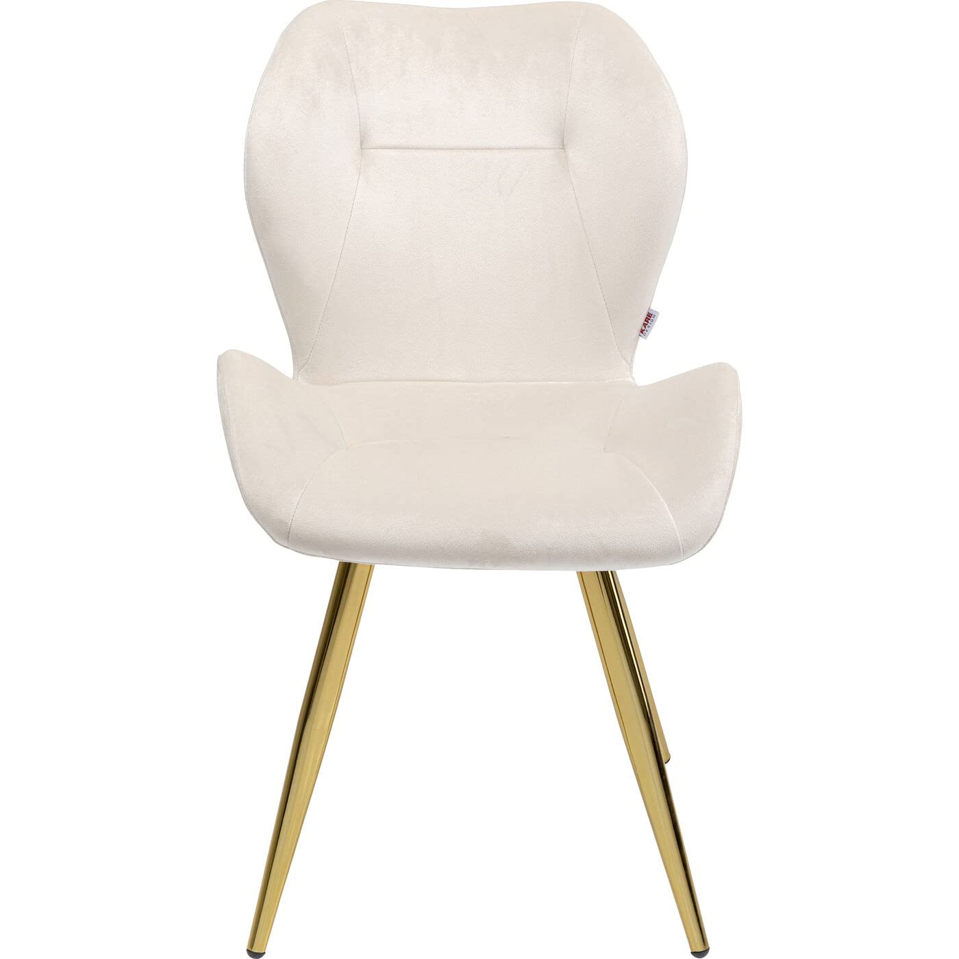 kare-design-stuhl-viva-creme-samtoptik-82x50x59-cm-esszimmerstuhl image 4