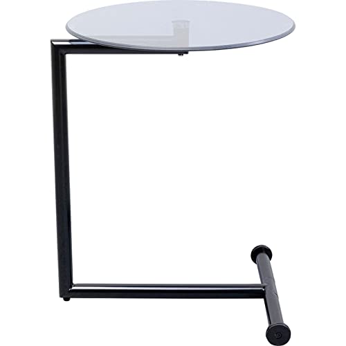 kare-design-beistelltisch-easy-living-schwarz-rund-metall-glas-63x46x46-cm image 6