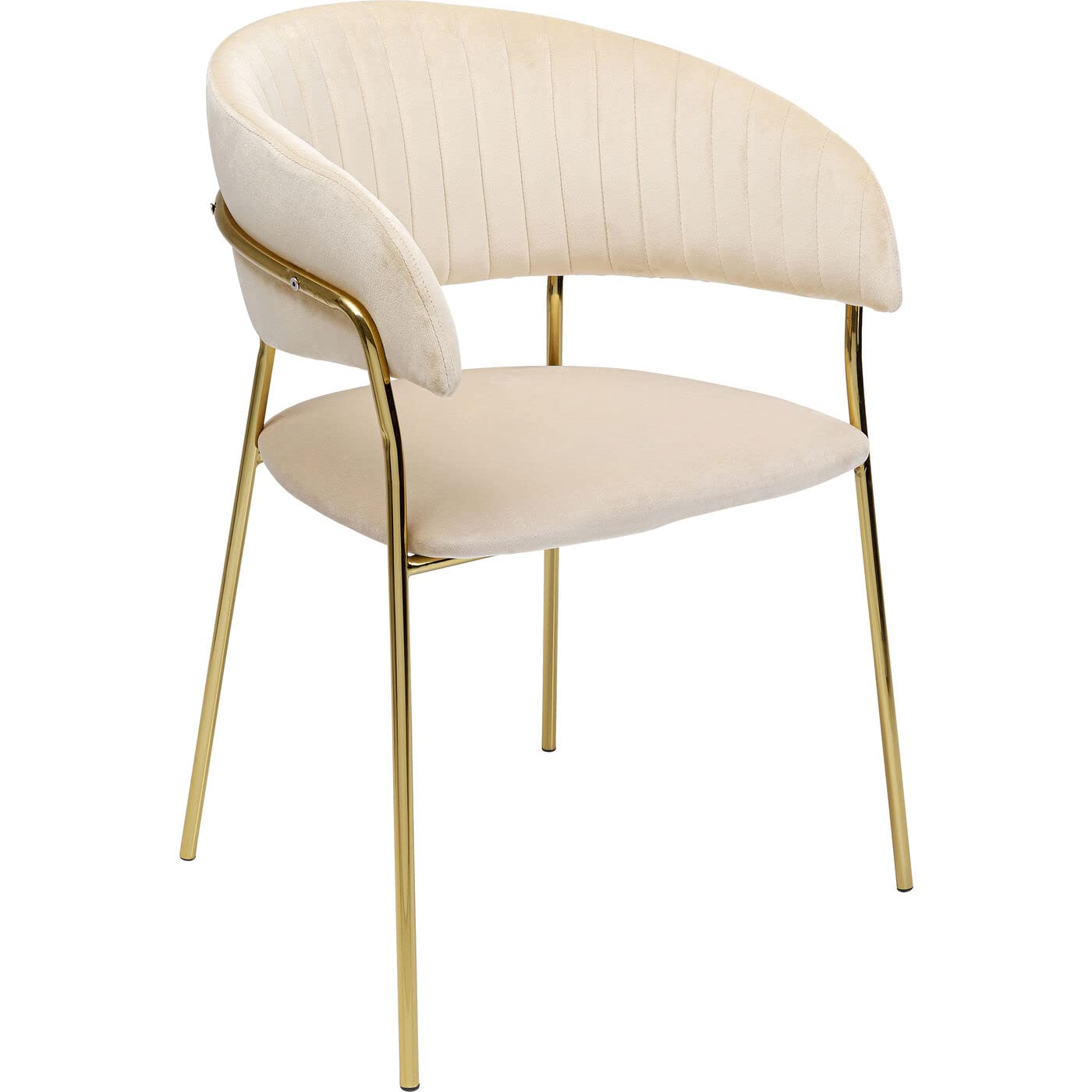 kare-design-armlehnenstuhl-belle-2er-set-creme-78x57x54-cm-polsterstuhl-mit-stah image 5