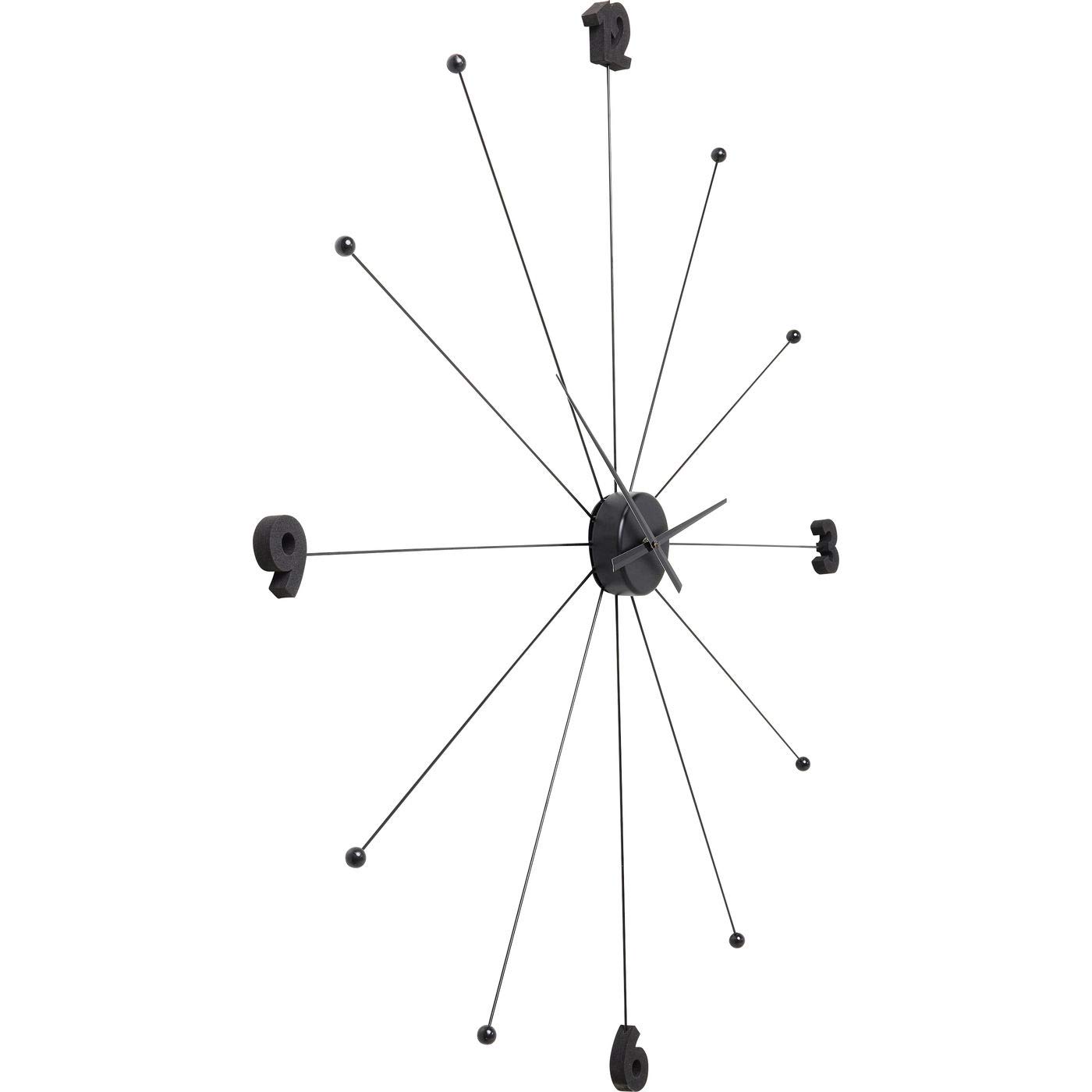 kare-design-wanduhr-umbrella-schwarz-aluminium-100-cm-durchmesser image 3
