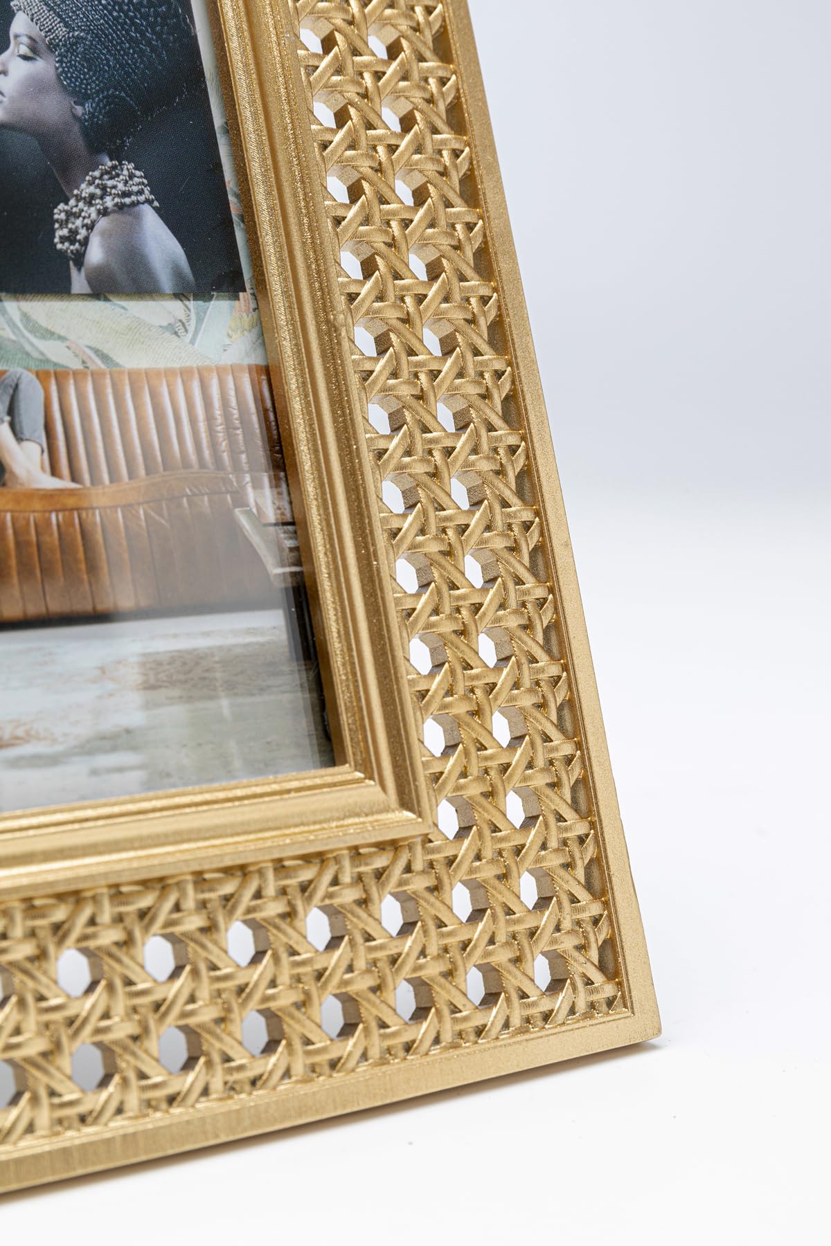 kare-design-bilderrahmen-holes-gold-13x18-cm-boho-vintage image 4