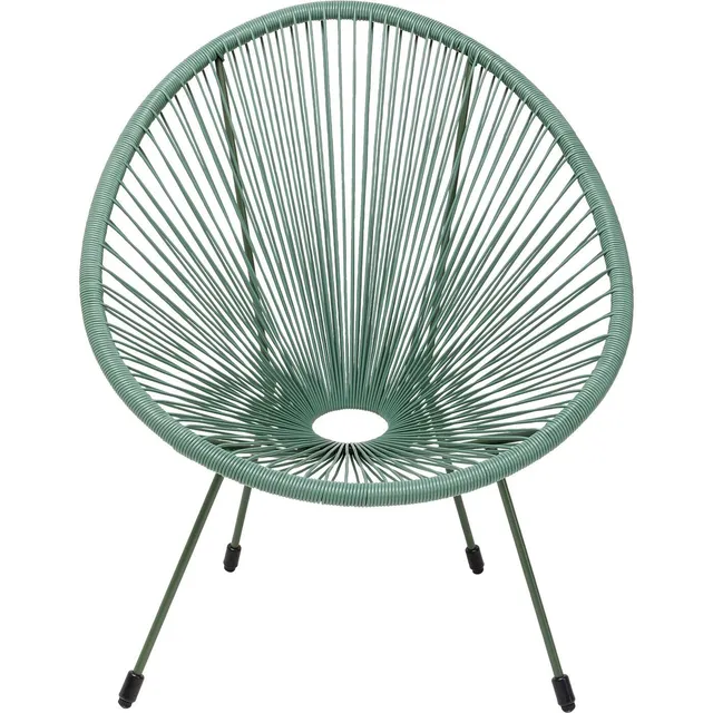 kare-design-sessel-acapulco-mono-indoor-outdoor-stuhl-gr-n-retro-design-85x73x78 image 1
