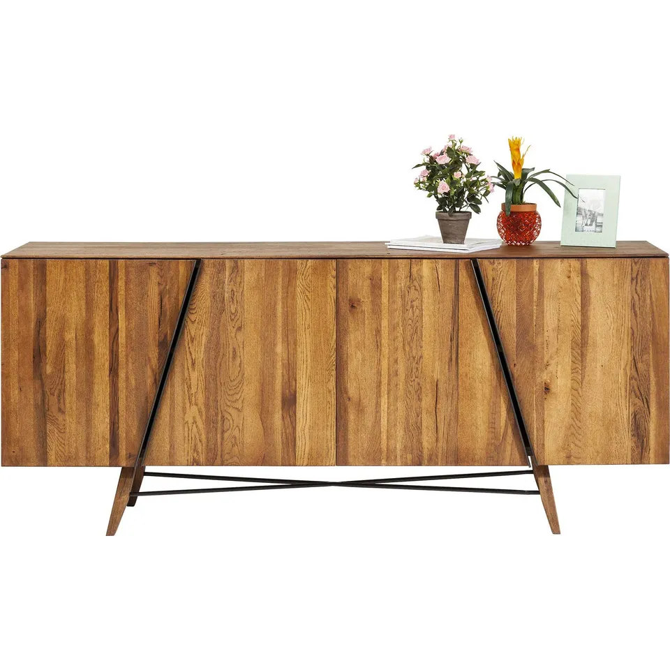kare-design-retro-sideboard-madrid-eiche-massivholz-ge-lt-200x86x46-cm image 1