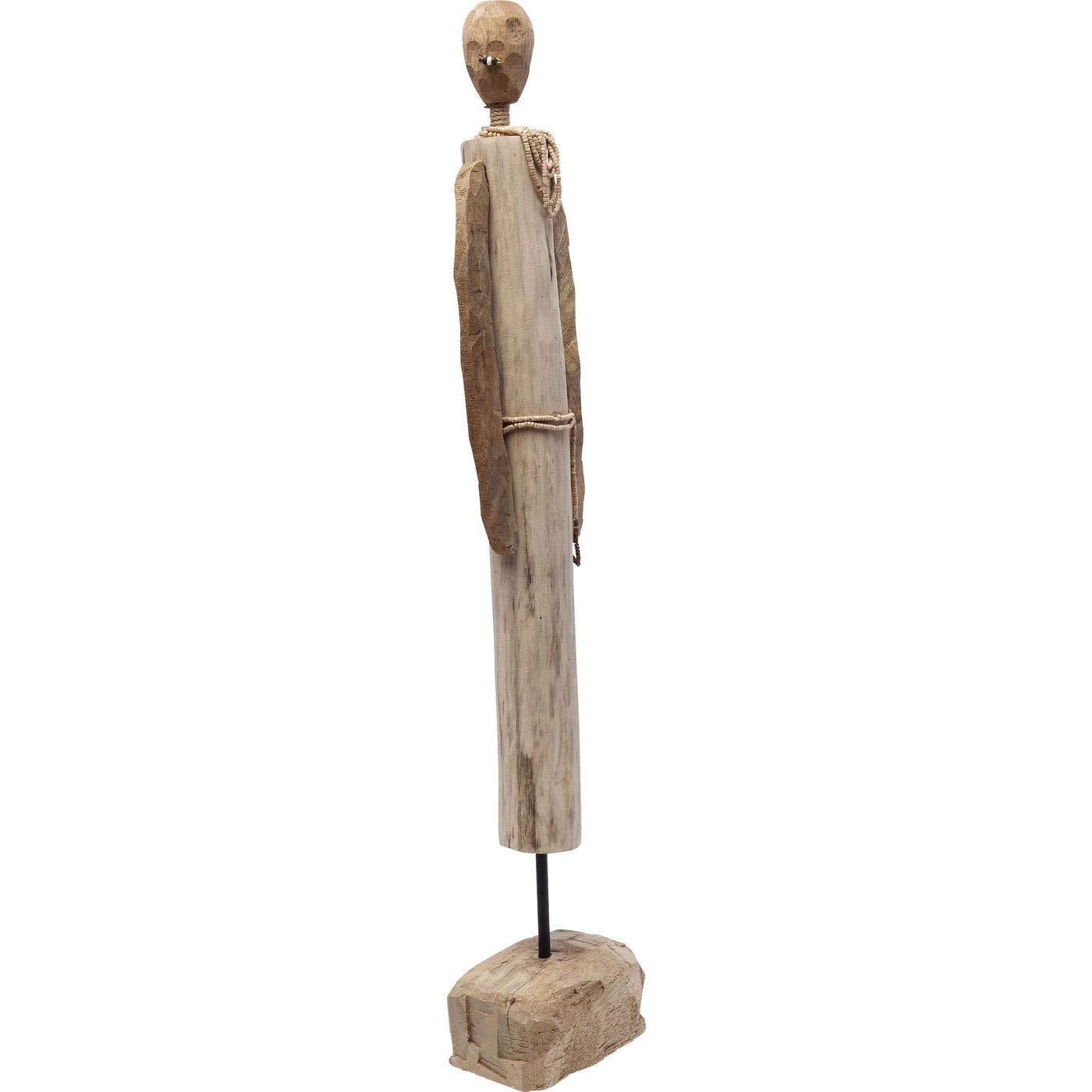 kare-design-deko-objekt-african-woman-holzfigur-69x13x9-cm image 2