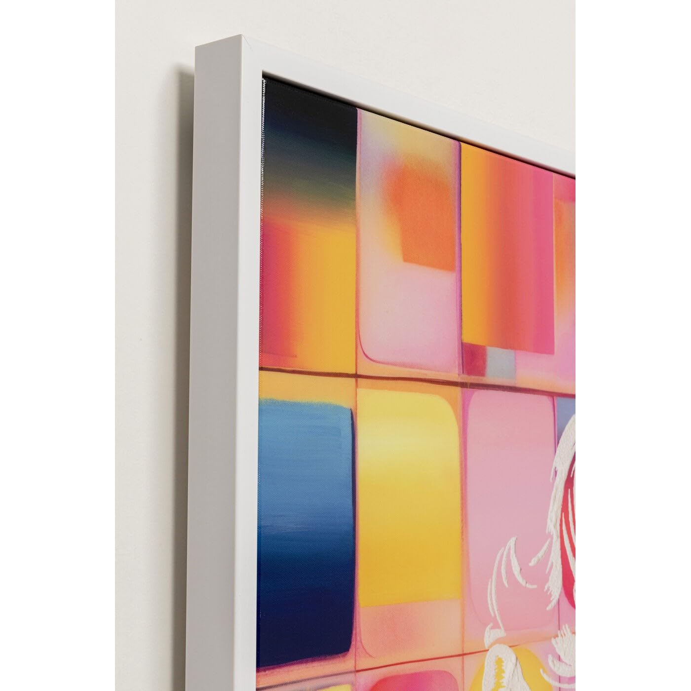kare-design-diva-pixel-leinwandbild-120x90-cm-mehrfarbig-pop-art-wandbild image 4