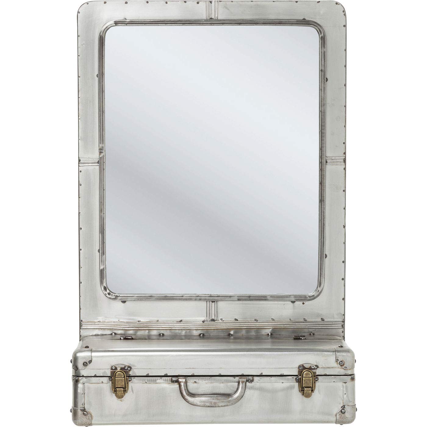 kare-design-wandspiegel-suitcase-silber-mit-ablagefach-85x55x23-cm image 1
