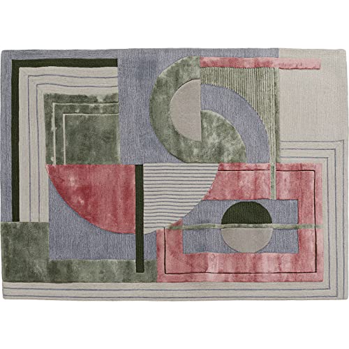 kare-design-teppich-cubic-gr-n-rosa-170x240-cm image 3