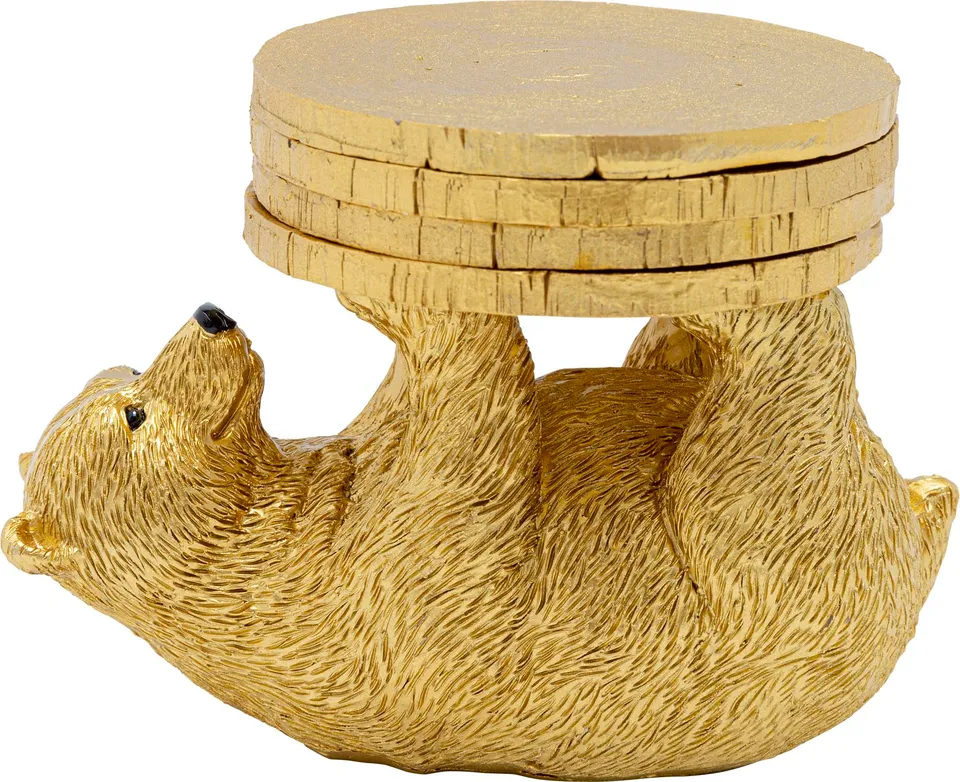 kare-design-playing-bear-untersetzer-4er-set-10x10-cm-deko-untersetzer-b-r image 1