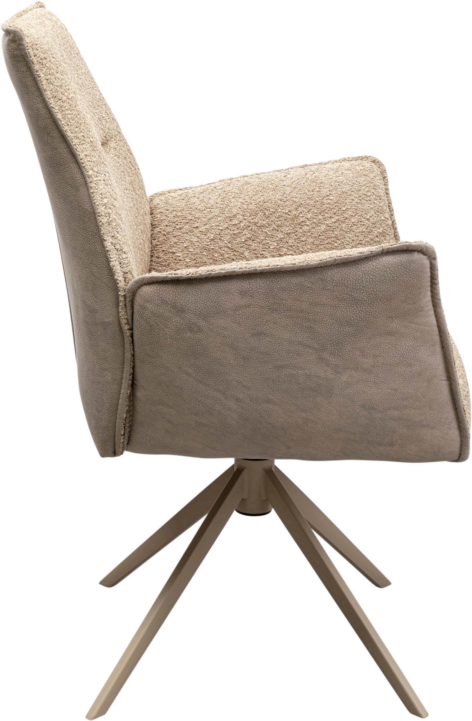 kare-design-drehstuhl-liverpool-beige-90x64x61-cm-drehbarer-polsterstuhl-esszimm image 6