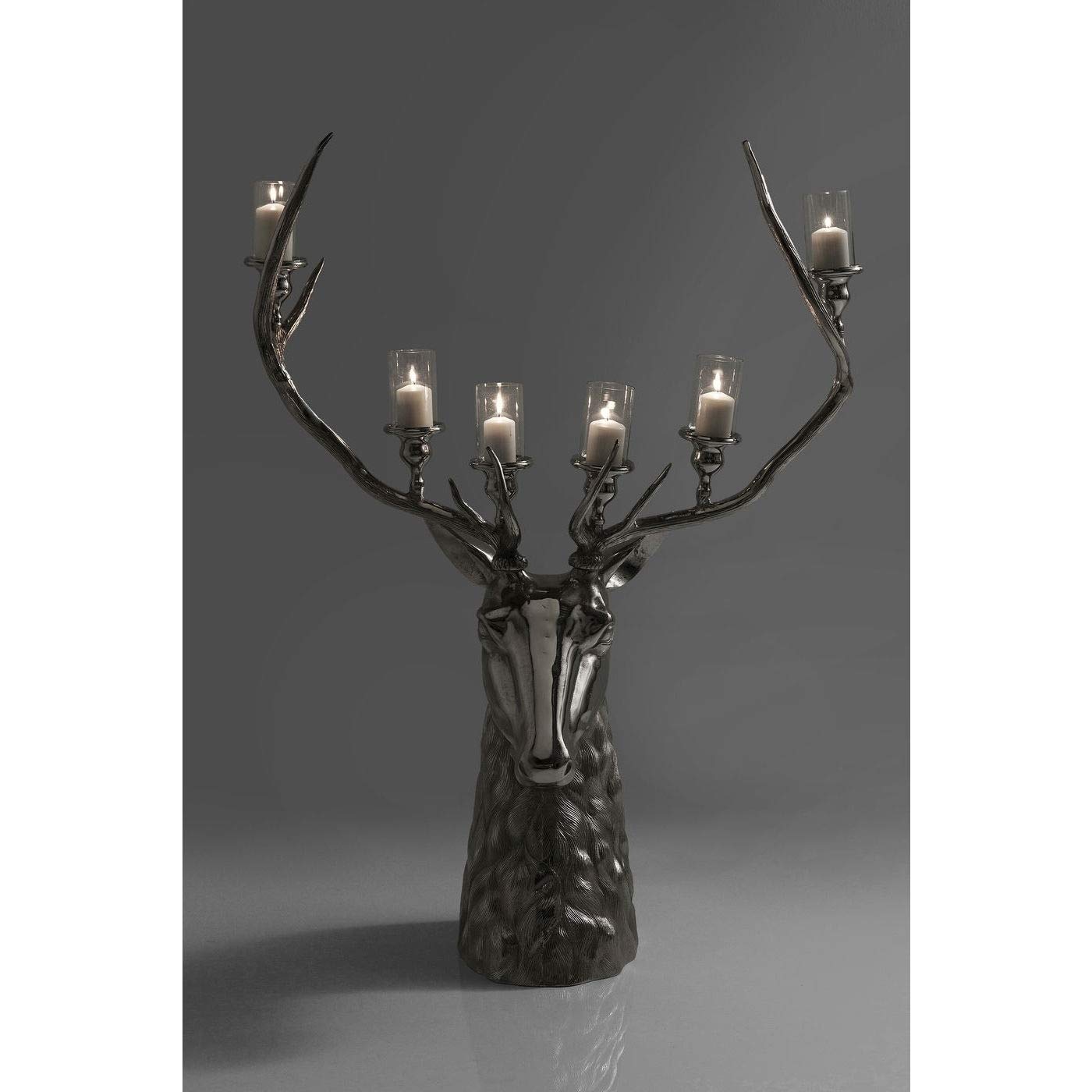 kare-design-reindeer-kerzenleuchter-silber-136x100x50-cm image 4