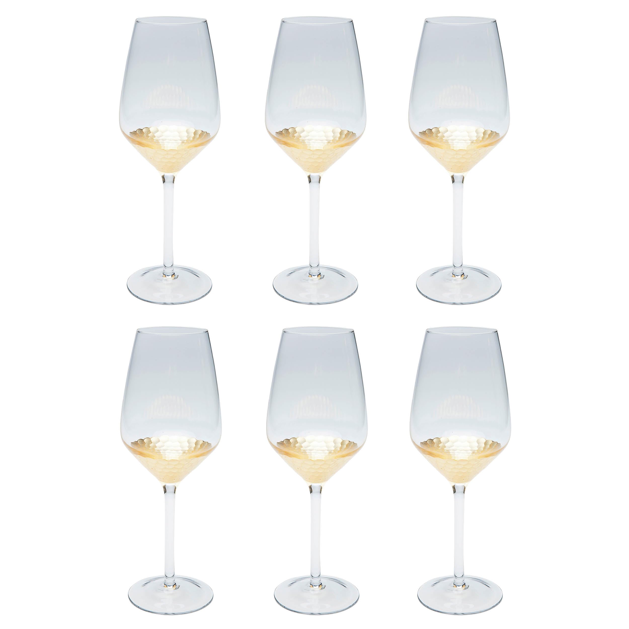 kare-design-wei-weinglas-gobi-6-teilig-450-ml-gold-wabenmuster image 1