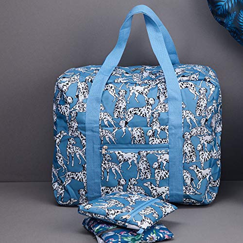 cedon-easy-travel-bag-black-and-white-dogs-weekender-47-x-20-x-37-cm image 4