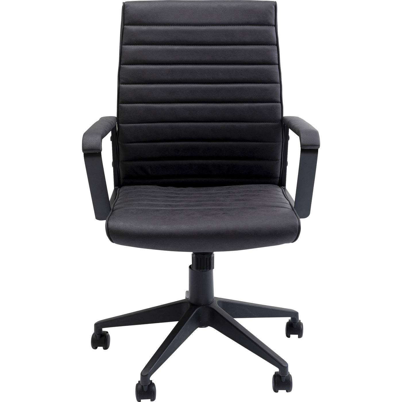 kare-design-labora-b-rodrehstuhl-schwarz-mit-armlehnen-105x57x61-cm image 1
