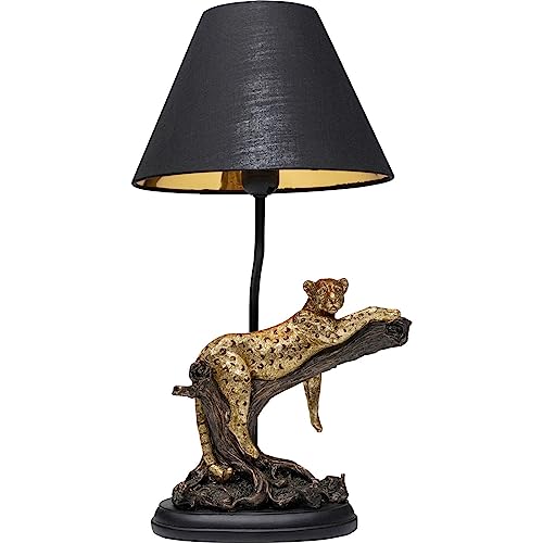 kare-design-tischlampe-relax-leopard-schwarz-gold-49-5x27-5x26-cm-dekoleuchte image 6
