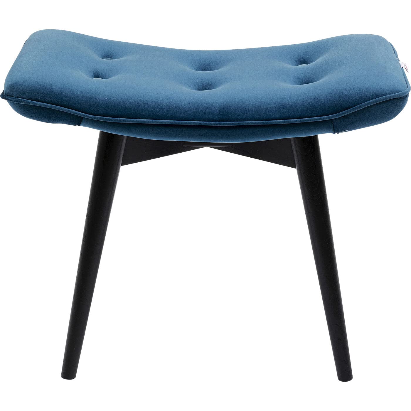 kare-design-hocker-black-vicky-velvet-petrol-46x59-cm-samt-sitzhocker image 1