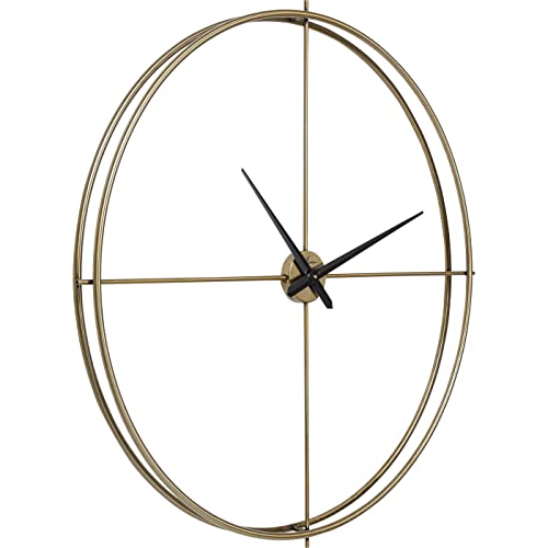 playmobil-kare-design-wanduhr-simple-pure-brass-gold-95-cm-metall-quarzuhr image 7
