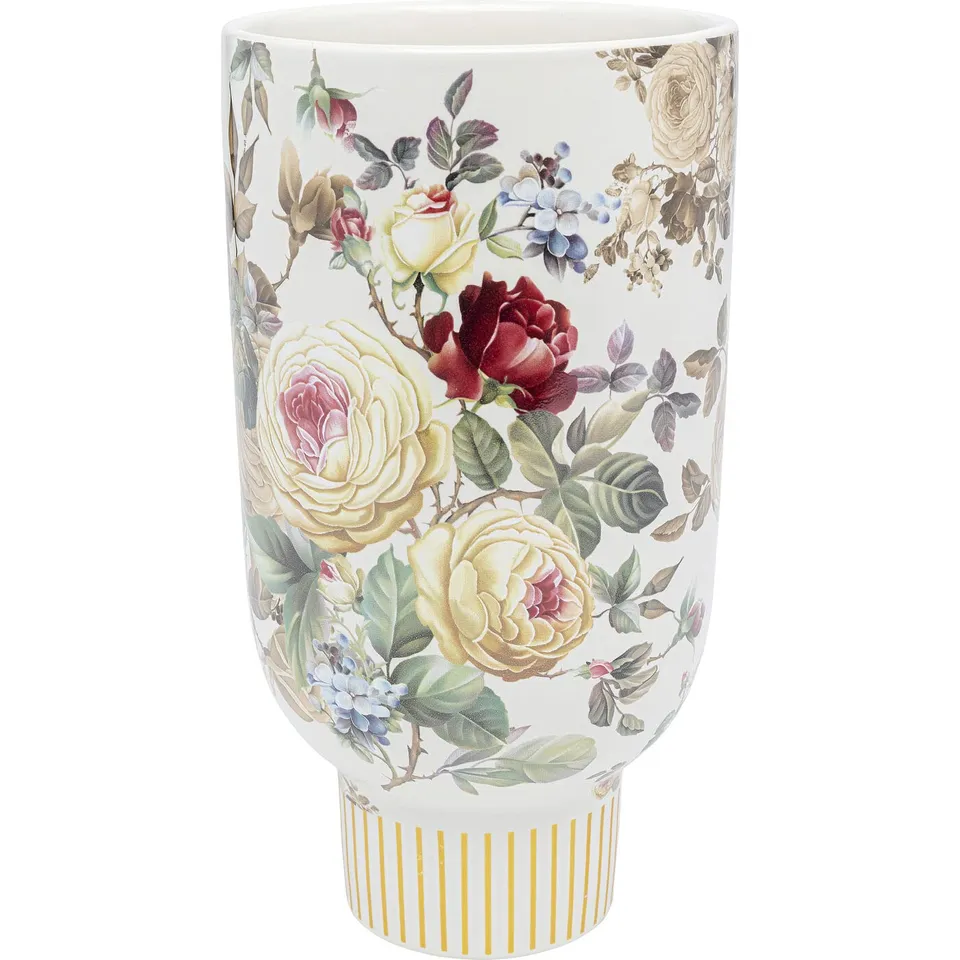 kare-design-deko-vase-rose-magic-wei-27-cm-keramik-blumenvase image 1