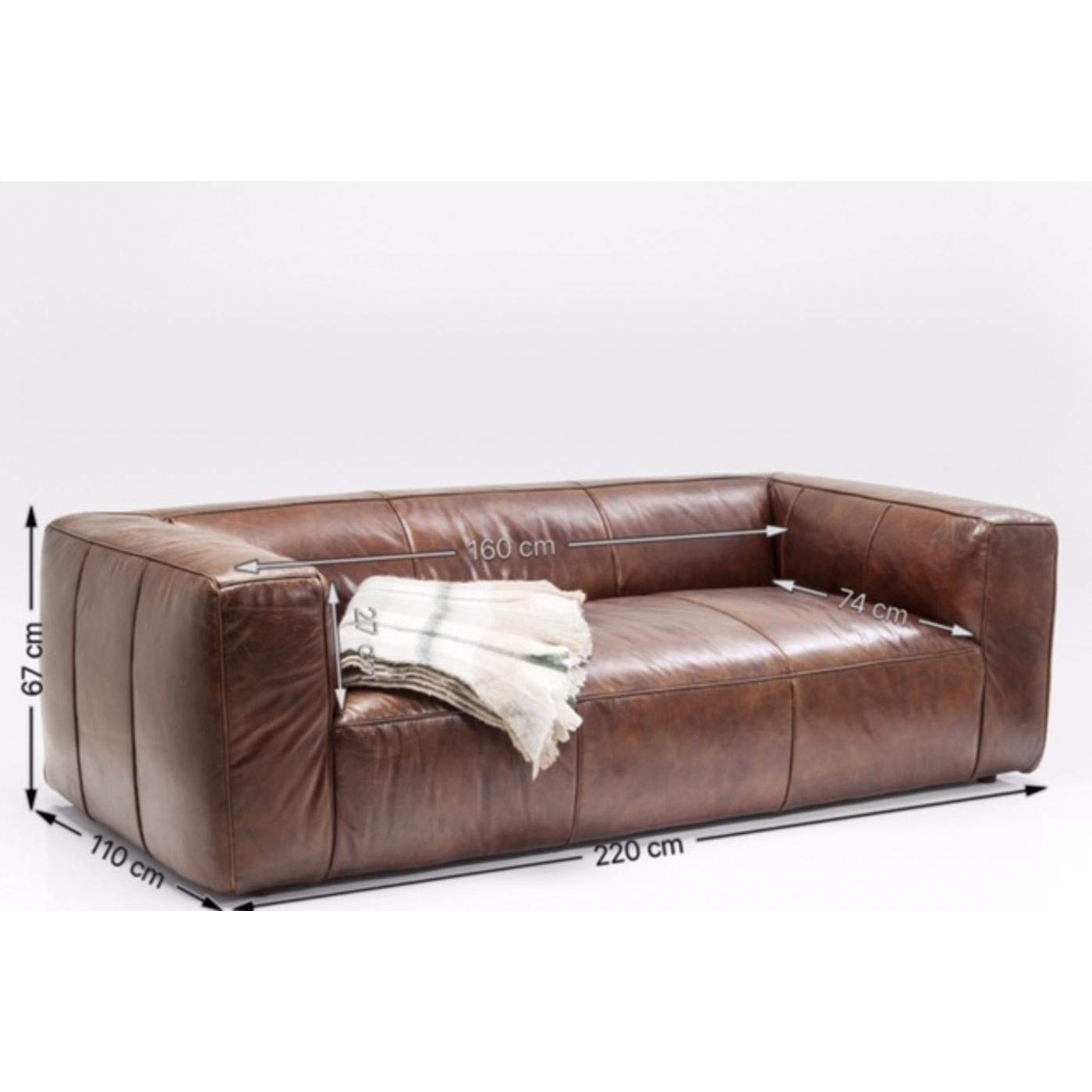 kare-design-sofa-cubetto-2-5-sitzer-vintage-ledersofa-braun-220-cm image 3
