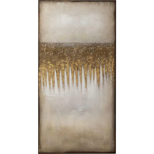 kare-design-acrylbild-abstract-fields-gold-200x100cm-leinwand-wandbild image 1