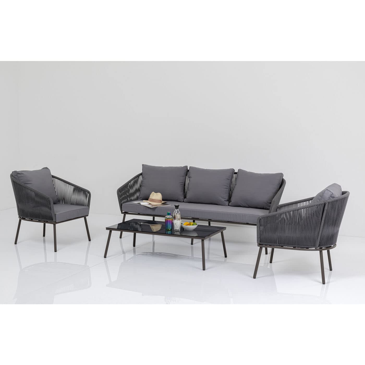 kare-design-sitzgruppe-elba-grau-cinque-4-teilig image 3