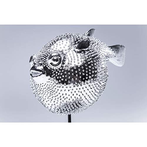 kare-design-dekofigur-blowfish-kugelfisch-chrom-silber-29x24x6-cm image 8