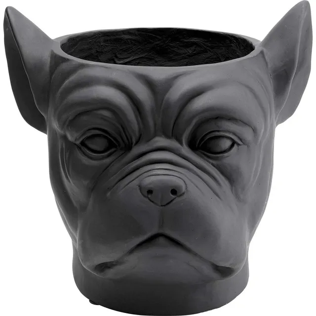 kare-design-deko-bertopf-bulldog-schwarz-37-5x33x34-5-cm image 1
