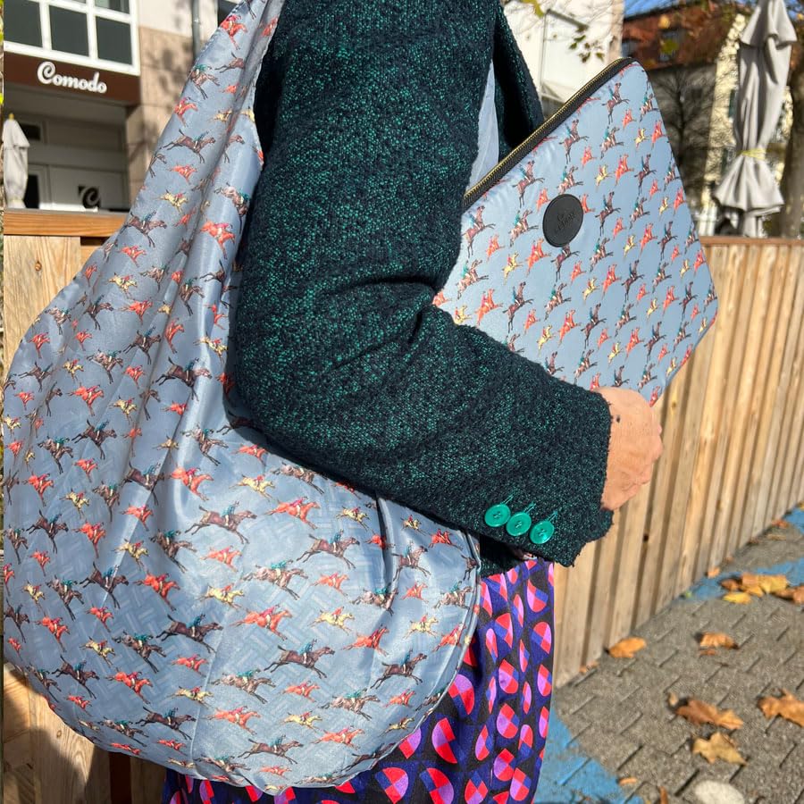 cedon-easy-bag-fashion-pferde-einkaufsbeutel-mit-rei-verschlusst-schchen image 2