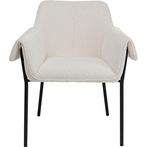 kare-design-armlehnstuhl-bess-beige-esszimmerstuhl-boucl-85x70x63-cm image 6