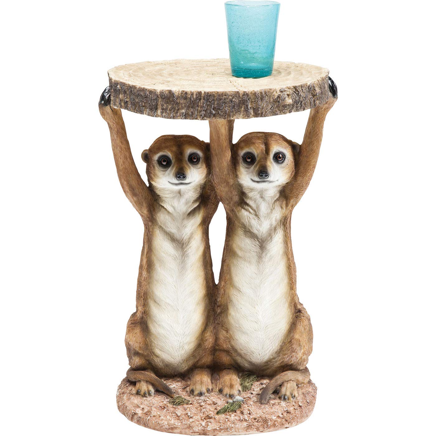 kare-design-beistelltisch-meerkat-braun-couchtisch-mit-erdm-nnchen-52x35x33-cm image 6