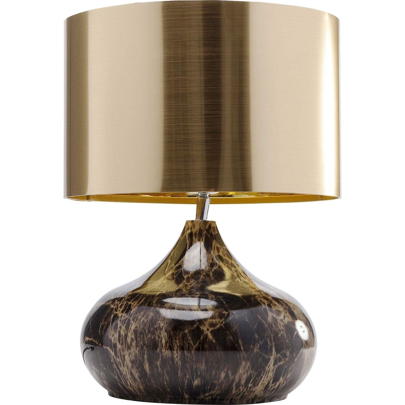 kare-design-mamo-deluxe-tischleuchte-braun-gold-41x30x30-cm image 1