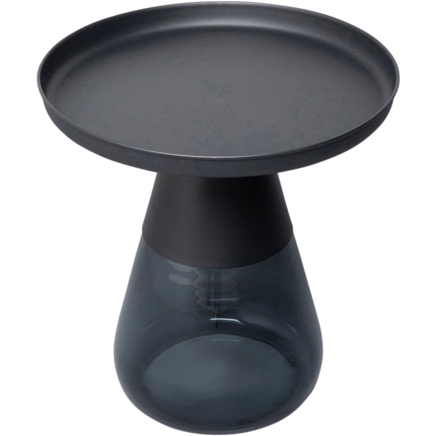 kare-design-beistelltisch-bottiglia-smoke-schwarz-50-cm-runder-couchtisch-glas-s image 5